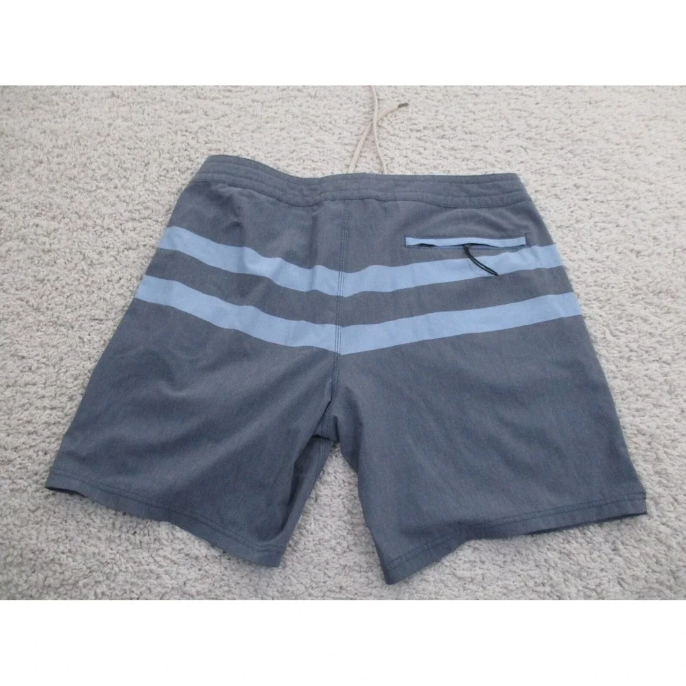 Fair Harbor Swim Trunks Mens 36 Blue Fishing Beach Board Surf Lightweight Water